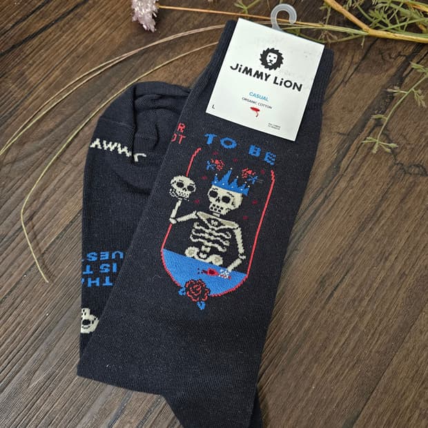 Jimmylion Hamlet 다크그레이 양말L