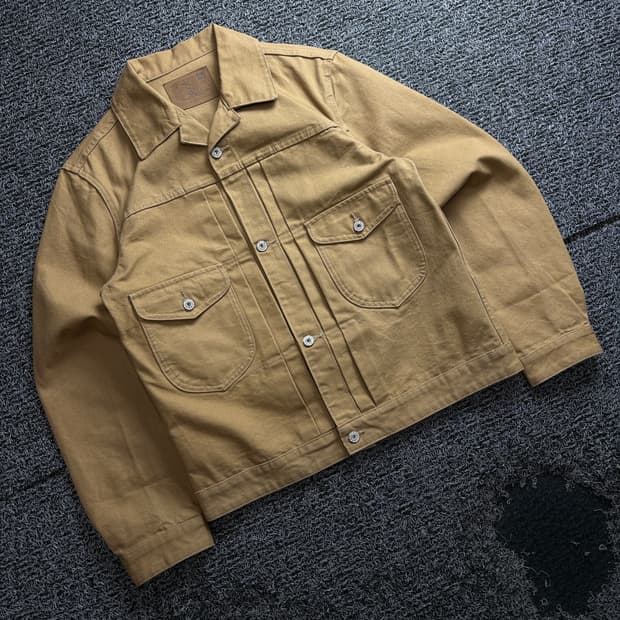 빈티지 아카이브 캔버스 렌처 트러커 워크 자켓 4062
