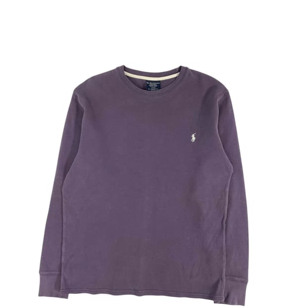 폴로 와플 퍼플 롱 슬리브리스 (man s)