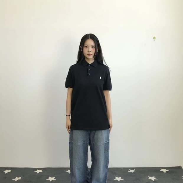 Polo Ralph Lauren Black Polo Slim Fit