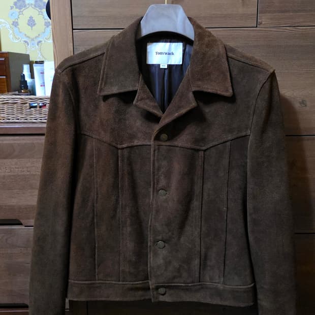 토니웩 스웨이드 웨스턴 자켓