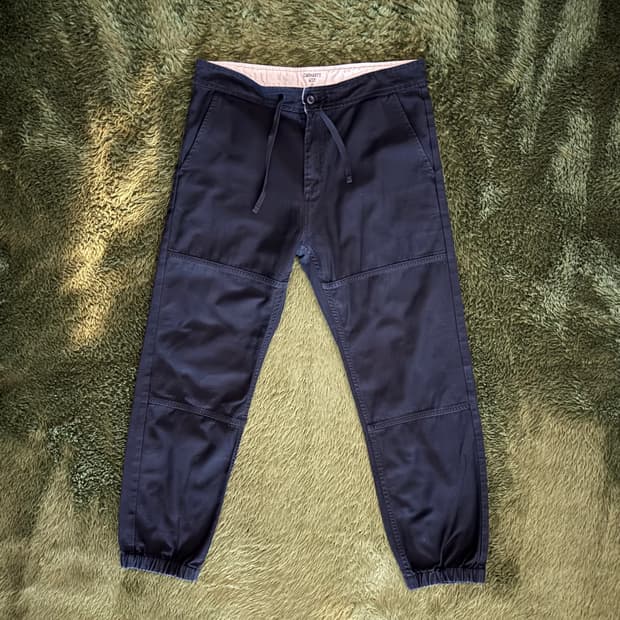 [M] 칼하트 Wip Marshall 마샬 코튼 조거 팬츠 블랙