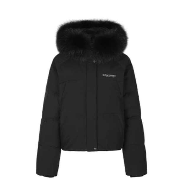 새상품) 디스커버리 여성 켈리 구스다운 숏패딩 95