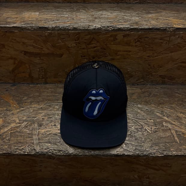 Chrome Hearts 크롬하츠 블루 롤링스톤 패치 레이어드 메쉬캡