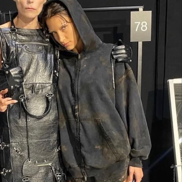 발렌시아가 머드쇼 후드집업 XL