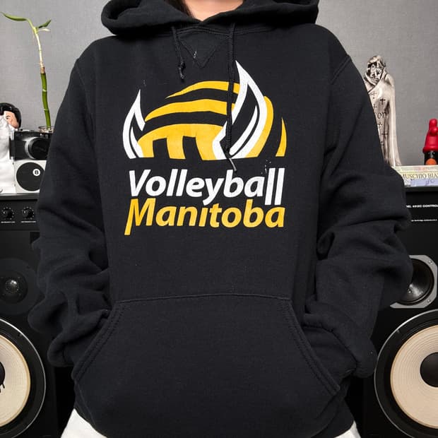 러셀애슬레틱 블랙 후드티