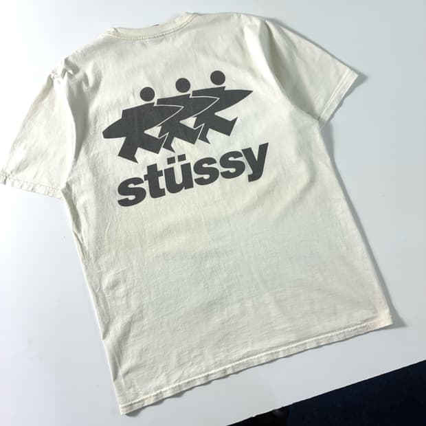 Stussy  스투시 서프워크 피그먼트 다이드 반팔티셔츠