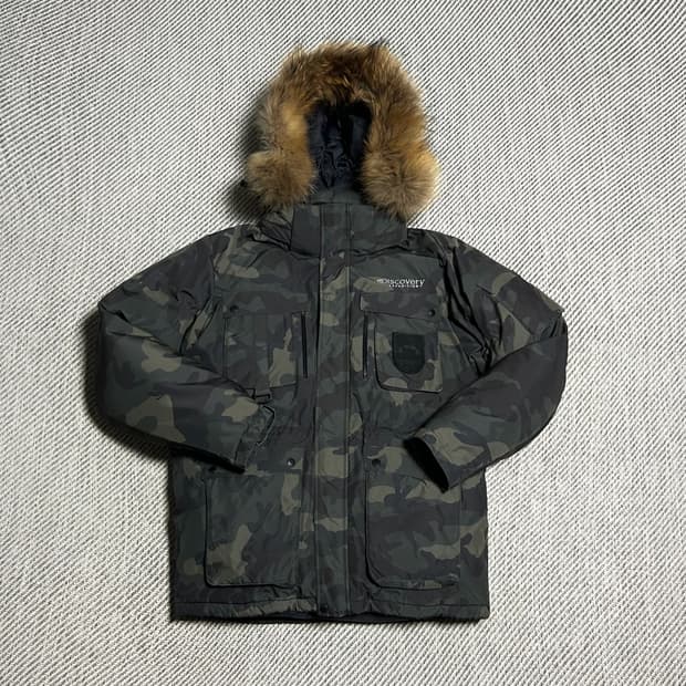 [XL] Discovery 디스커버리 밀포드 카모 다운 패딩 점퍼