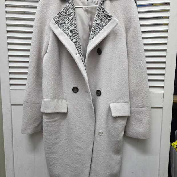 시스템 울 알파카 더블 코트