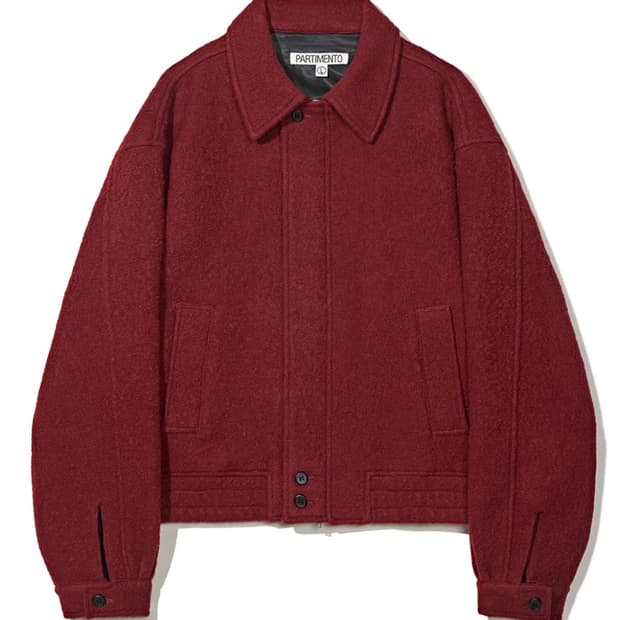 CURLY WOOL HARRINGTON JACKET