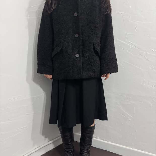 person’s fleece jacket