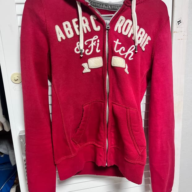아베크롬비 후드집업 레드