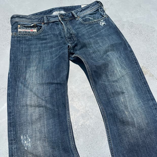 Diesel 남성 빈티지 데님 팬츠