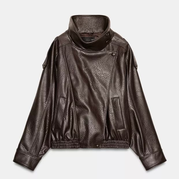 Zara 자라 페이크 레더자켓