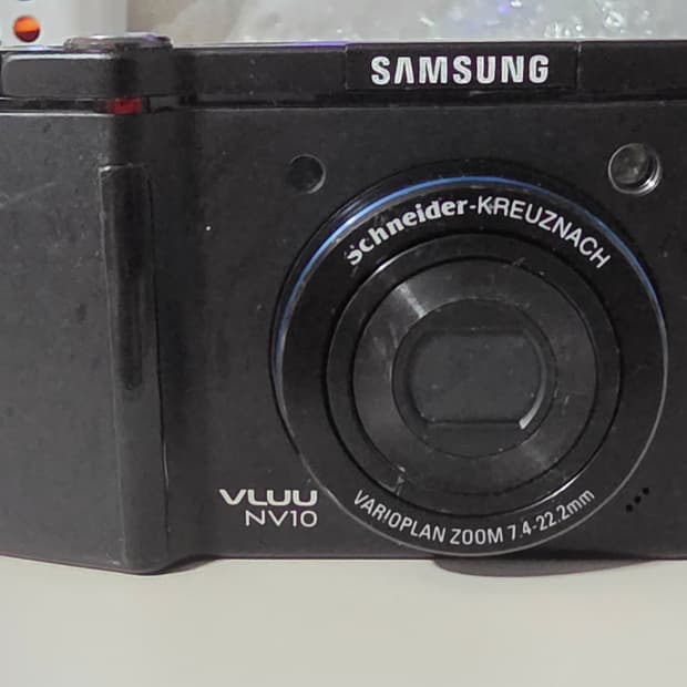삼성 블루 NV10 빈티지 디지털카메라