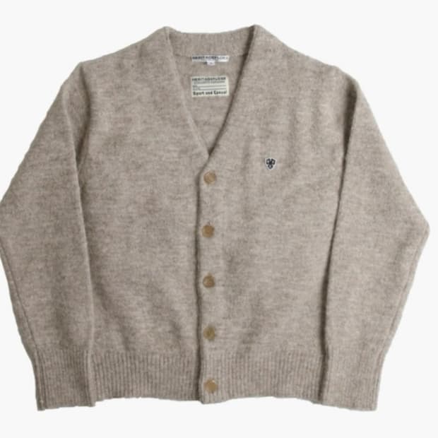 헤리티지플로스 알파카 가디건 M