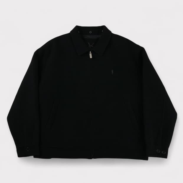 [XL] 90's 입생로랑 울 블루종 자켓