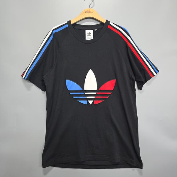 아디다스(adidas) 트레포일 로고 반팔티 블랙 L