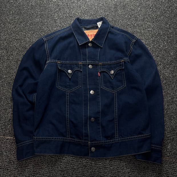 리바이스 type-1 아이코닉 데님 트러커 자켓 1401