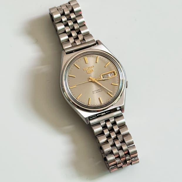 80s SEIKO5 Automatic Metal Watch