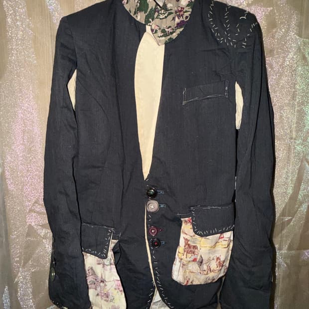 언더커버 2004AW but beautiful 봉제인형 테일러드 자켓