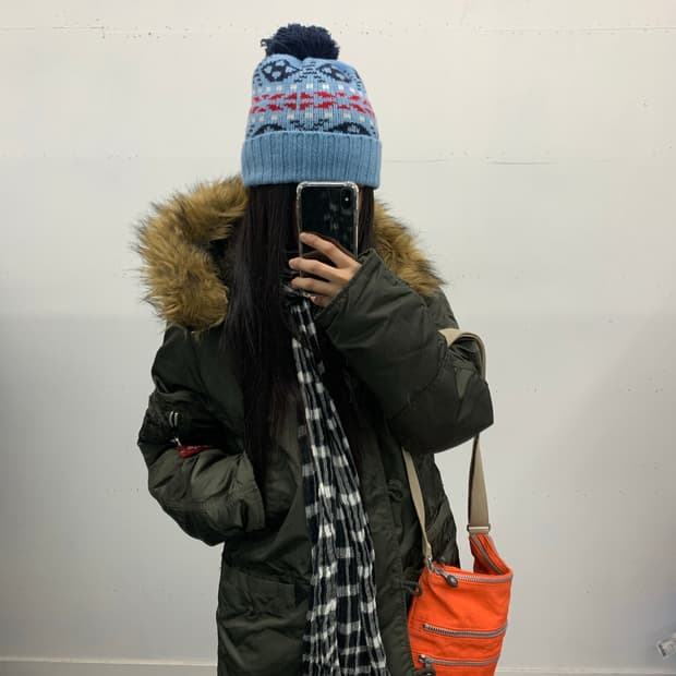 재패니즈 소라 방울 비니