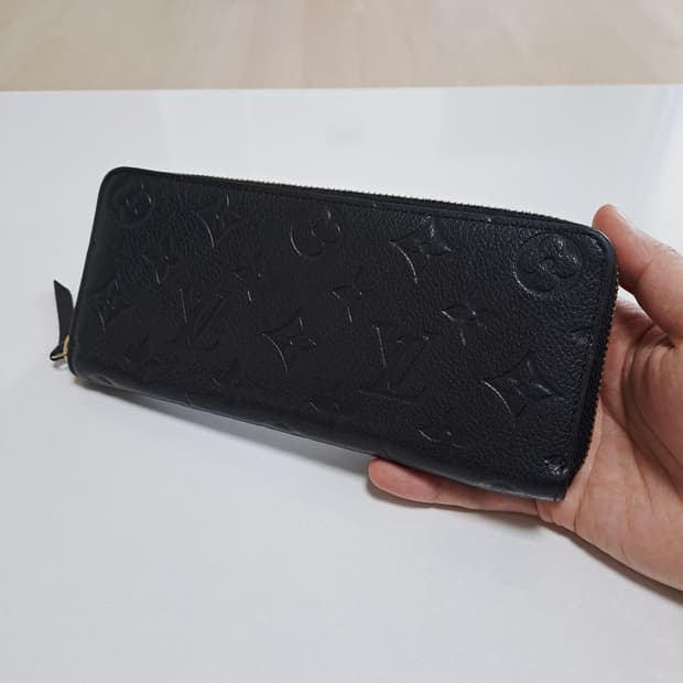 [100%/정품] 루이비통 앙프렝뜨 클레망스 장지갑 블랙, 루이비통지갑