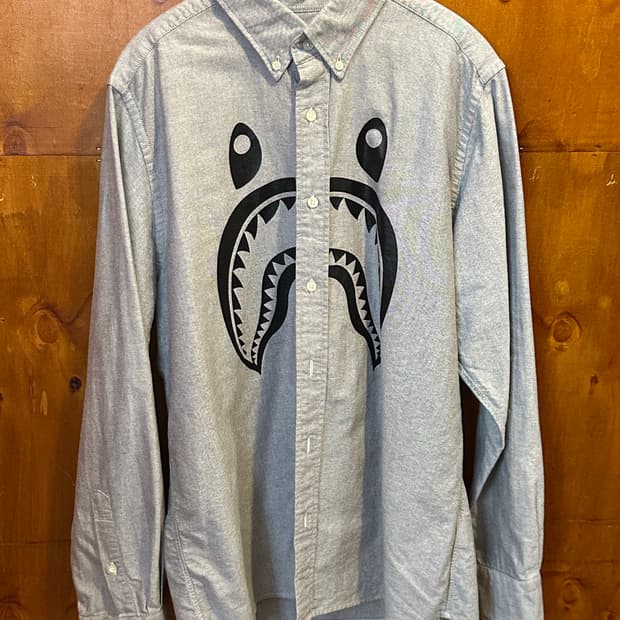 BAPE 베이프 샤크 셔츠 XL