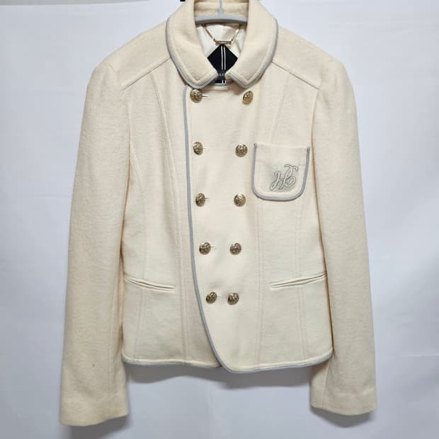 헤지스 빈티지 프레피 모 자켓 85