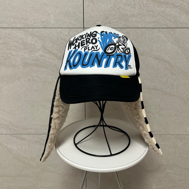 (OS)캐피탈 컨트리 레이서 럼버 트러커캡