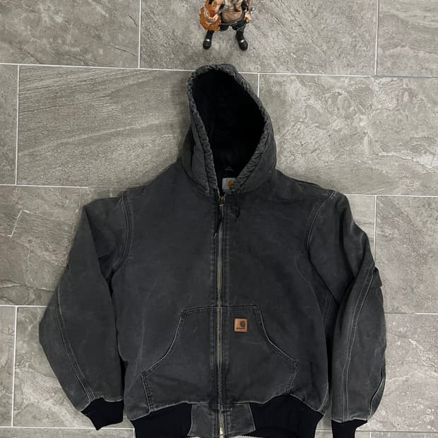 (M) 칼하트 후드 덕 액티브 자켓 J130 BLK 블랙