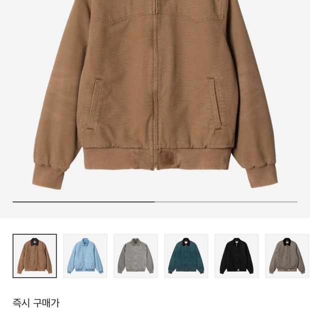 칼하트wip 산타페 브라운토바코 s사이즈