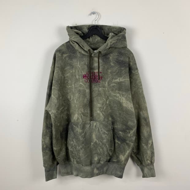 스컬프터 타이다이 스펠아웃 기모 후드티