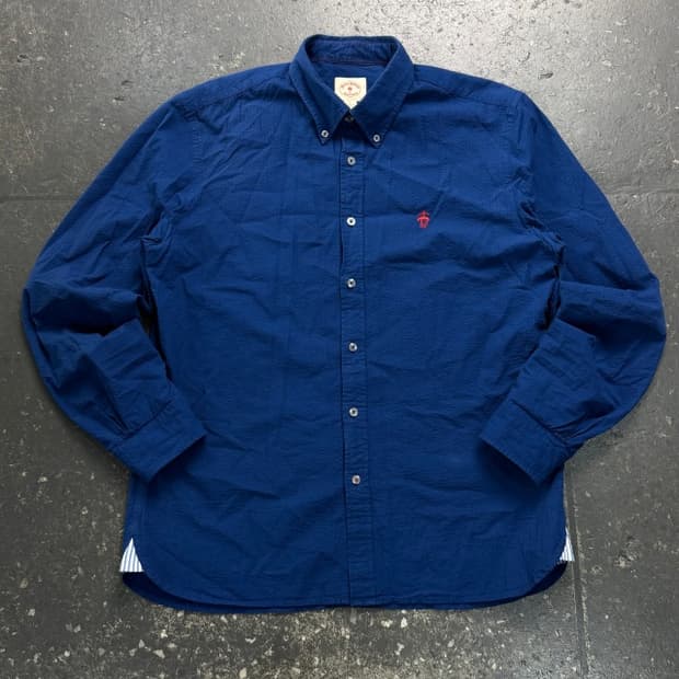 100 브룩스브라더스 레드플리스 시어서커 셔츠