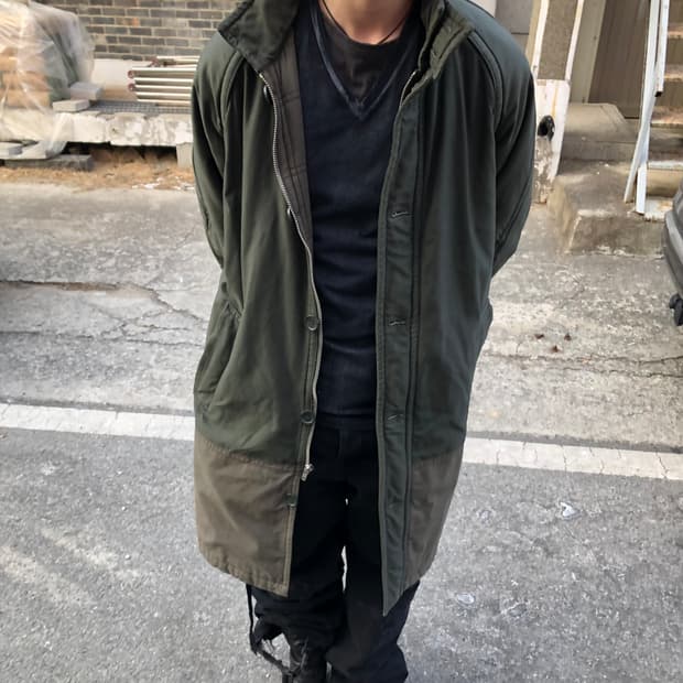 마크제이콥스 밀리터리 퀼팅 코트