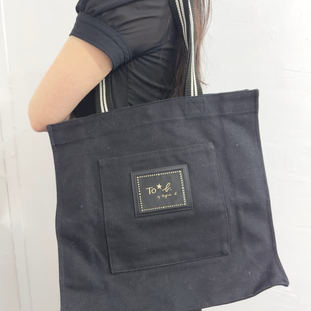agnes b canvas bag