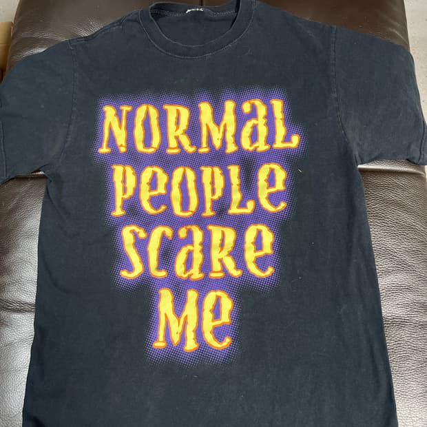 Usa 호러 NORMAL PEOPLE SCARE ME'반팔