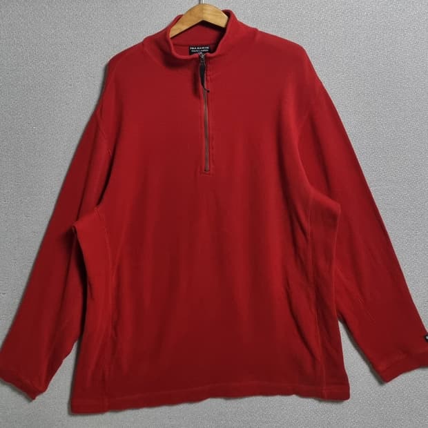 XXL (110) 폴로 진스 레드 반집업 니트