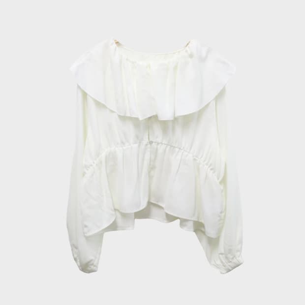 지알엘 프릴 블라우스 61312