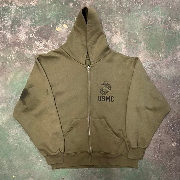 90's [M] 미군 해병대 USMC 풀집 후디 SOFFE 빈티지 군복