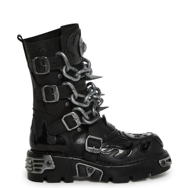 뉴락 체인 부츠