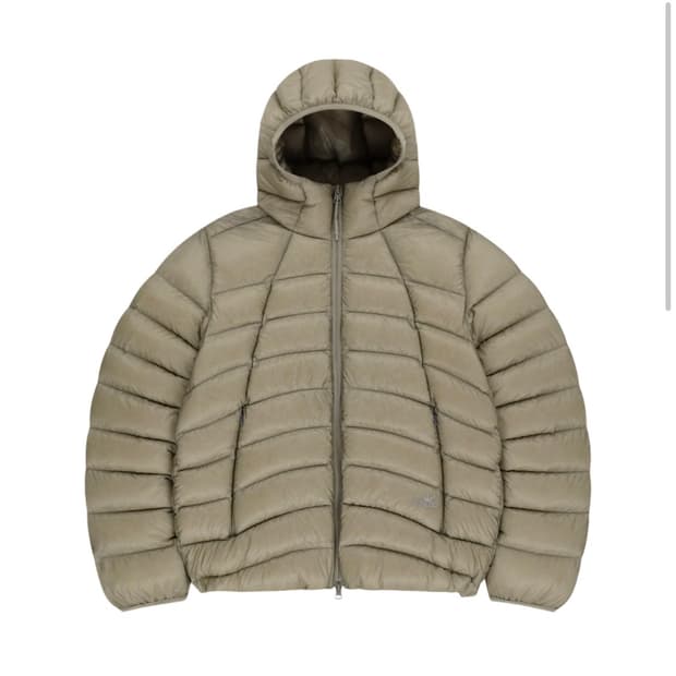 (XL) 썬러브 패딩 후드 플라이 라이트 다운 자켓 스톤 