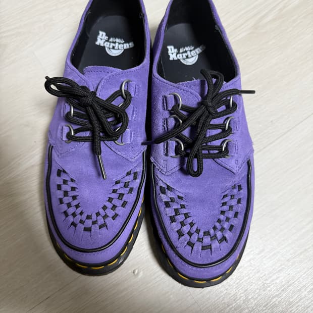 닥터마틴 램지 크리퍼 스웨이드 퍼플 260