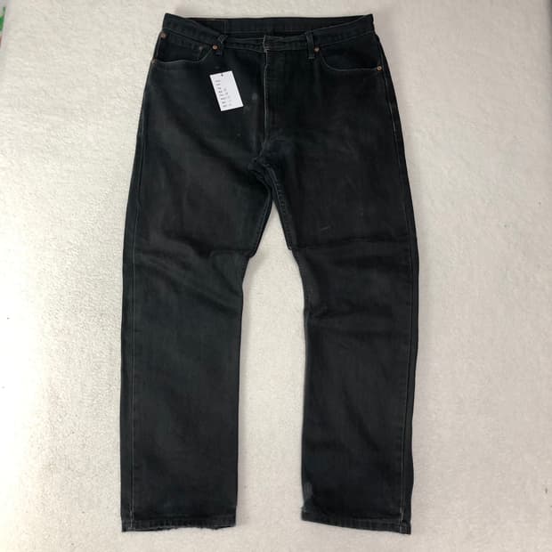 2000s 리바이스 505 흑청 데님팬츠 