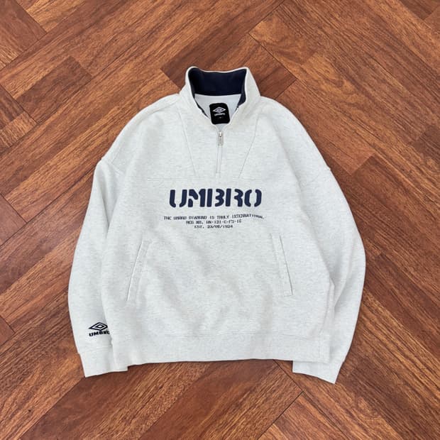 100 엄브로 반집업 맨투맨 