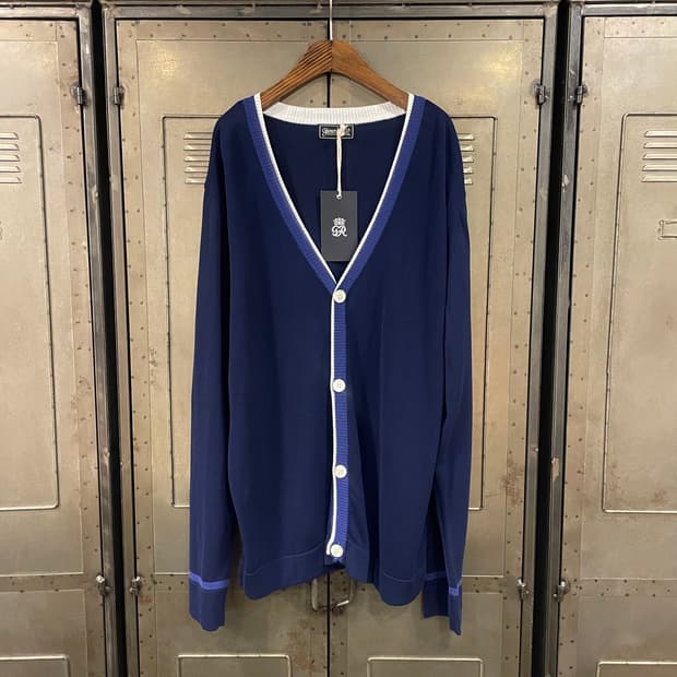 [택포](새상품)글로버올 가디건 네이비 L