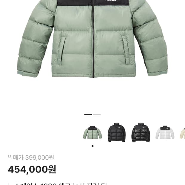 노스페이스 1996 에코 눕시 (M/95)