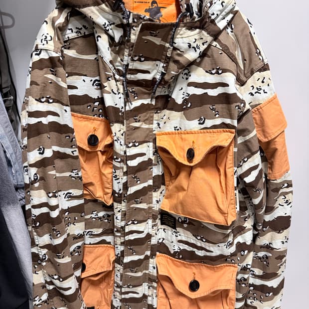 BAPE Desert Camo Loose Fit Trucker Jacke