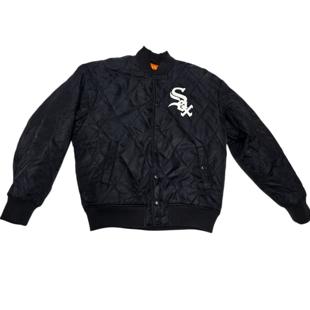 [뉴에라] 시카고 화이트삭스 다이아몬드 퀼팅 누빔 바시티 자켓 105