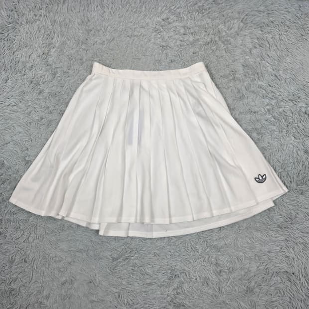 [새상품] 아디다스 여성 플리츠 스커트 화이트 28